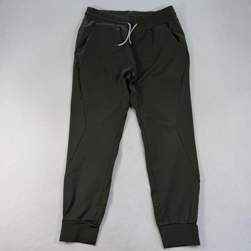 BYLT Premium Basics Ace Jogger 2.0 Active Pants Mens 34x29 Olive Green Tapered